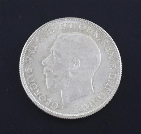 A George V florin 1925, GEF and lustrous, scarce in this grade